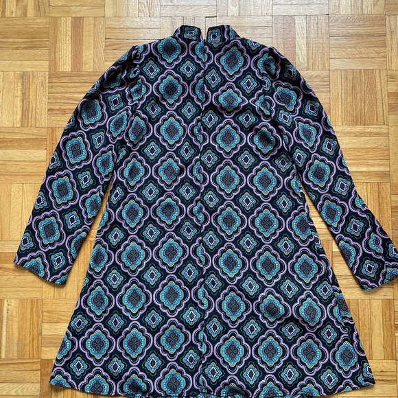 Printed Long-Sleeve Girls Dress - Picture 3 of 5